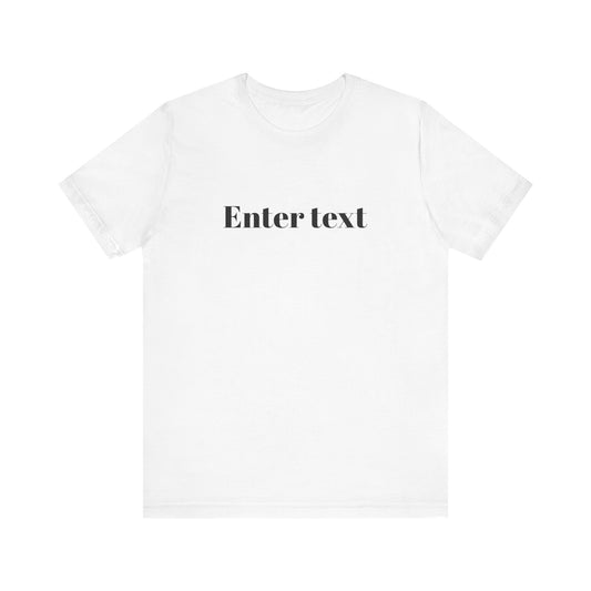 Unisex Jersey Short Sleeve Tee